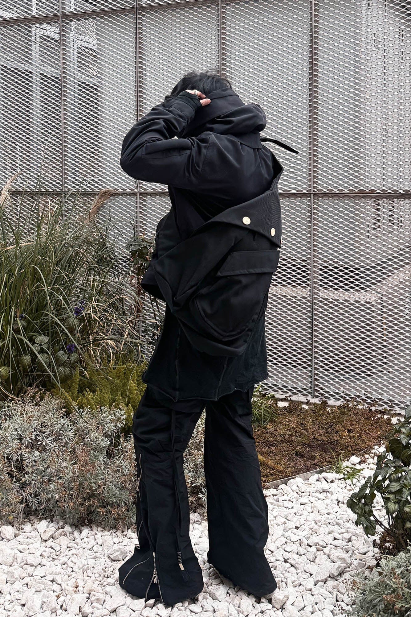 RELABEL Flared Multi-Zip Cargo Pants-Pants-S-Free Shipping Leatheretro