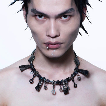 ILLUSORY Scavenger Necklace-Necklace-Regular ( 14.9 INCHES - 17.7 INCHES )-Free Shipping Leatheretro
