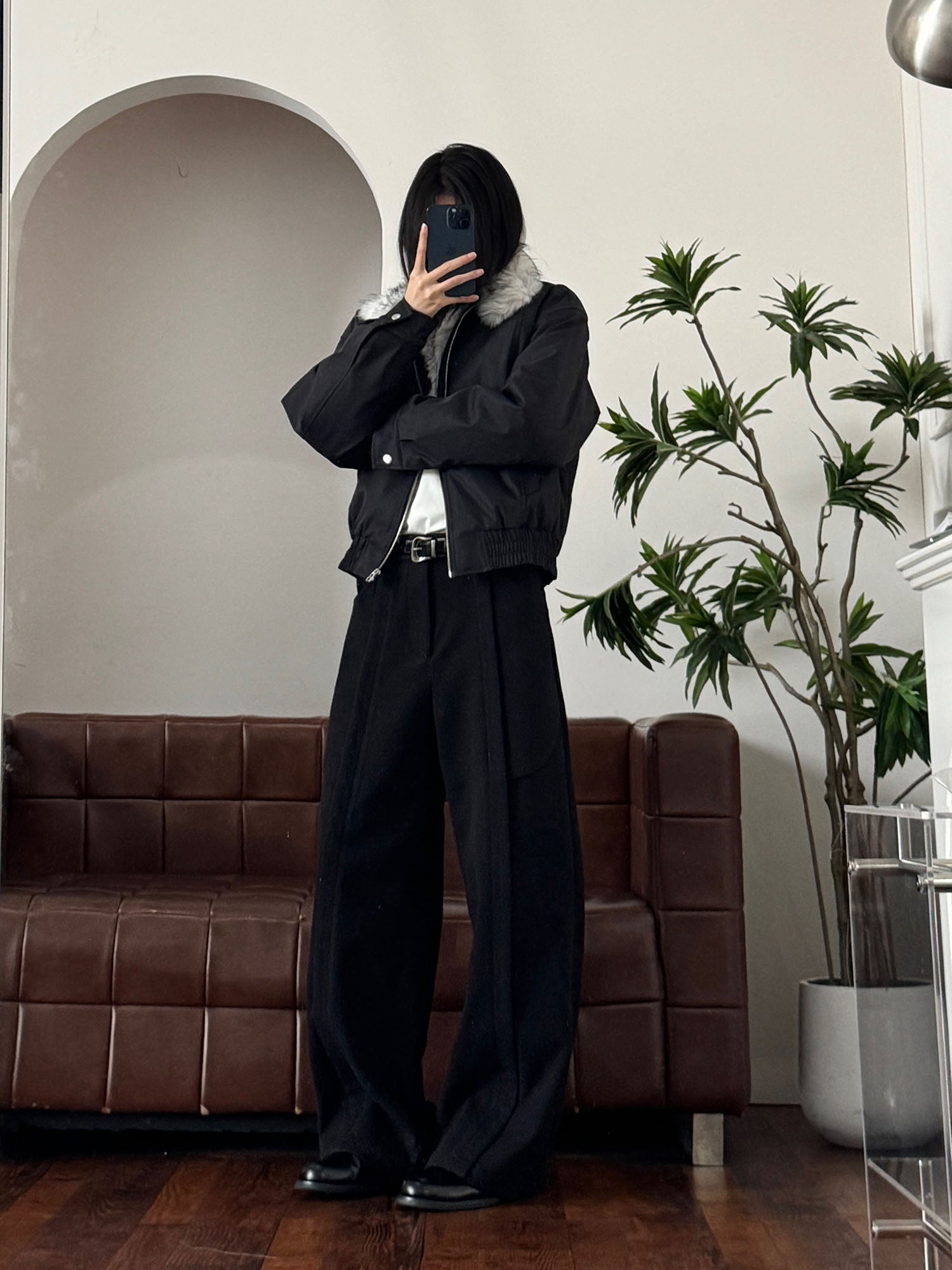 OKAYTHXBYE Faux Fur Lined Puffer Jacket-Jacket-S (Preorder)-Free Shipping Leatheretro