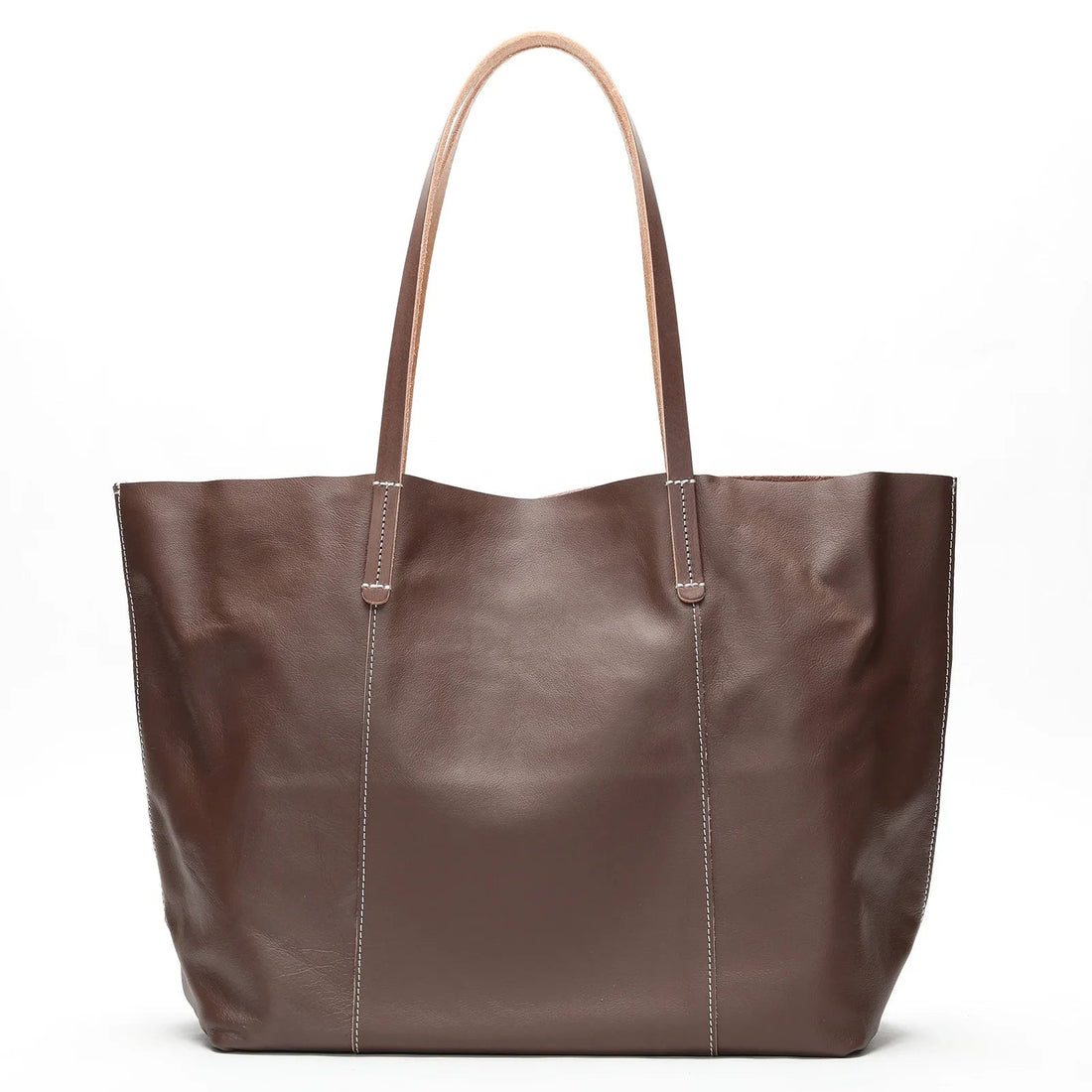 Large Capacity Leather Women's Tote Bag-Tote Bag-Blue-Free Shipping Leatheretro