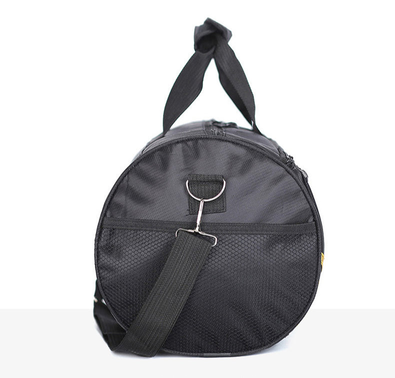 Men's Durable Nylon Gym Bag-Duffle Bag-Black-Free Shipping Leatheretro