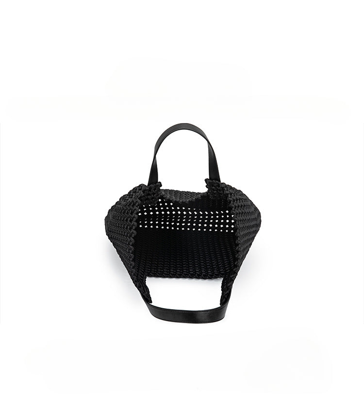 Stylish Hollow-Out Shoulder Bag for Women-Tote Bags-Black-Free Shipping Leatheretro