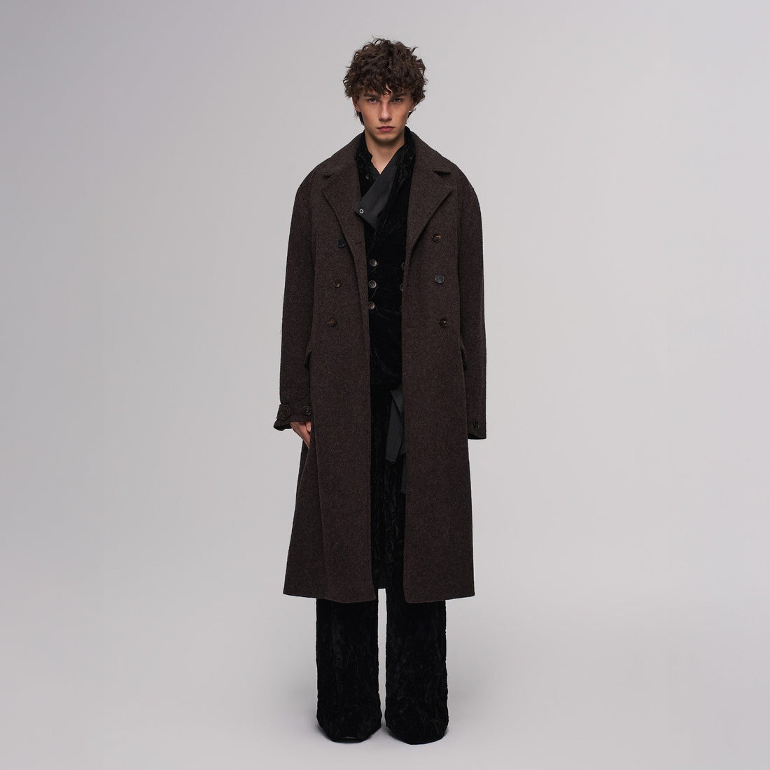 ILNya Nieternite Nifutur Wool-Blend Double-Breasted High-Neck Coat-Jacket-S(0)-Free Shipping Leatheretro