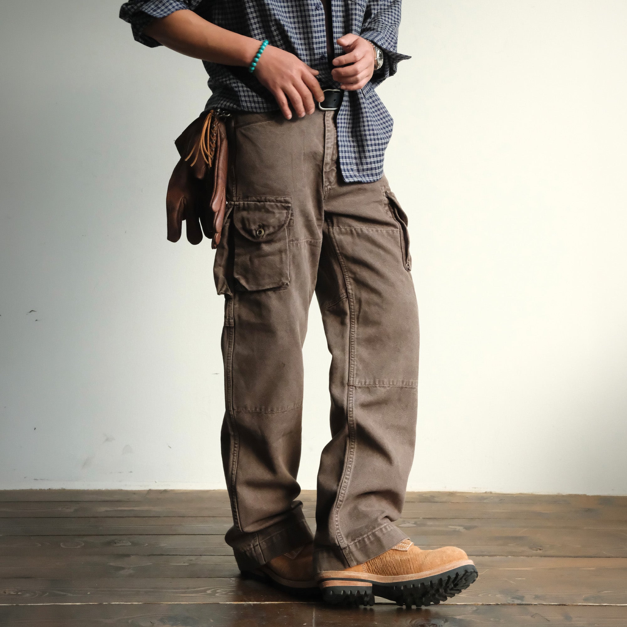 NEIGBORL Washed Multi-Pocket Gradient Cargo Pants-Pants-S-Free Shipping Leatheretro