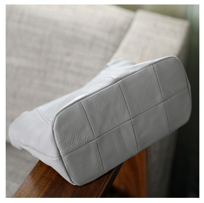 100% Genuine Top Grain Leather Women's Handbag-Handbags-Black-Free Shipping Leatheretro