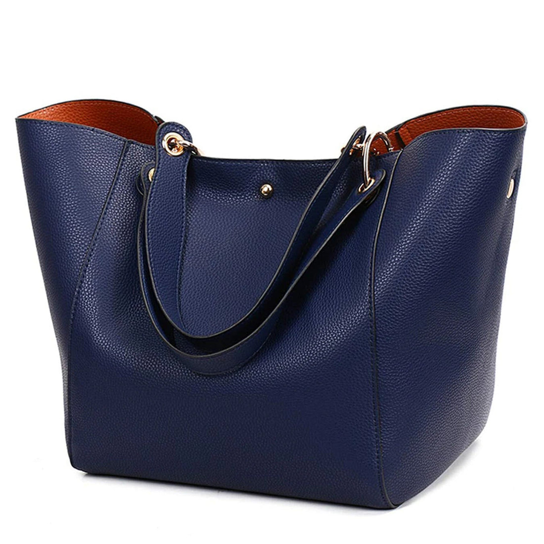 Large Tote Handbags for Women Waterproof Tote Bag-Tote Bag-Dark Blue-Free Shipping Leatheretro
