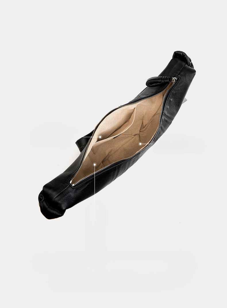 Sheepskin Bag Boho Shoulder Bag for Women-Handbags-Black-34*4*16-Free Shipping Leatheretro