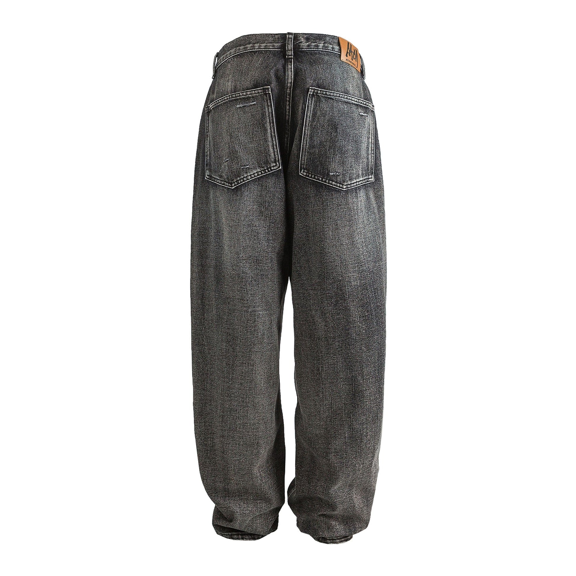 ME DA IGUAL Ripped Distressed Washed Straight-Leg Jeans-Jeans-M-Free Shipping Leatheretro
