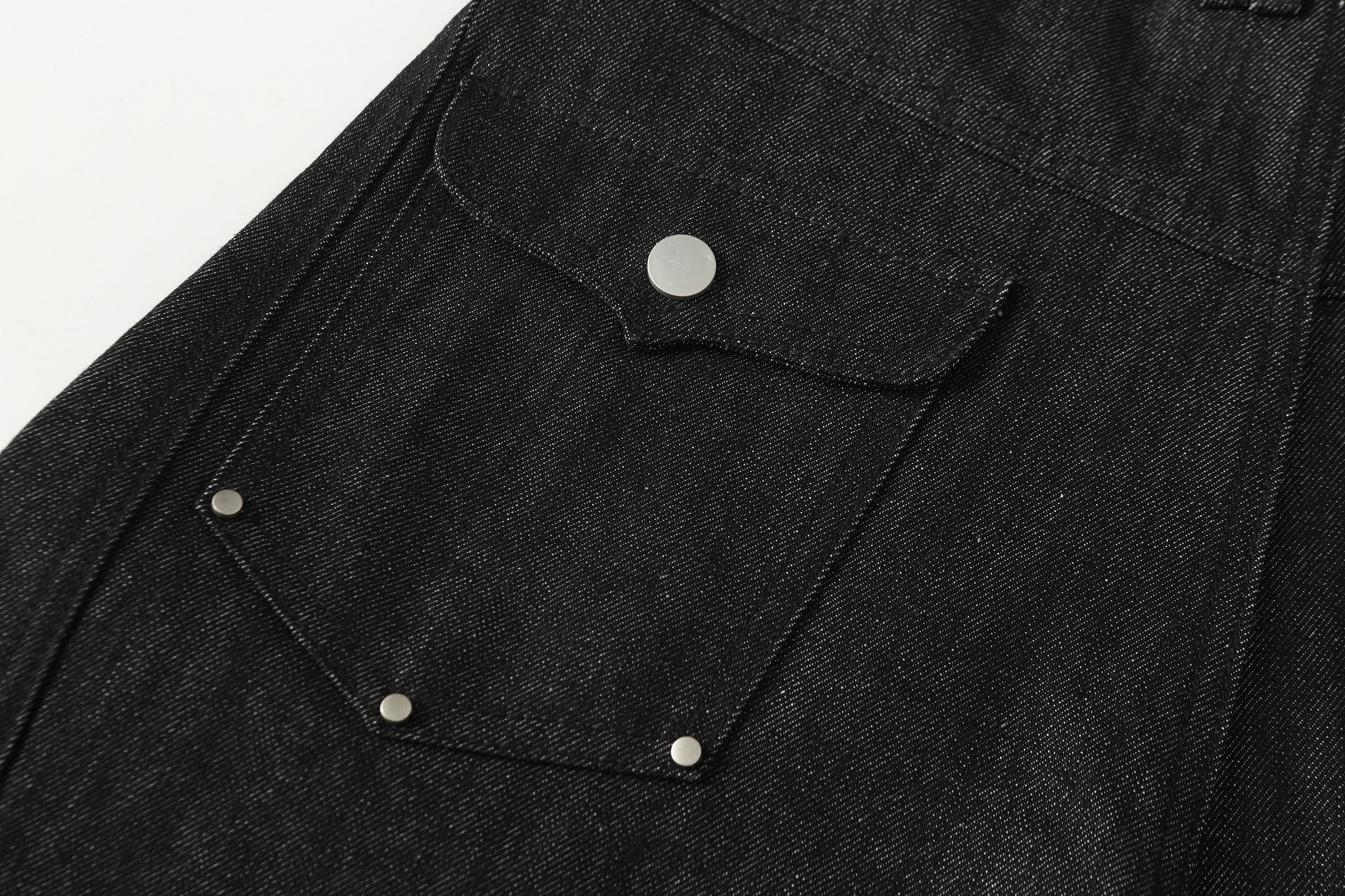 CLP Arced Panel Balloon-Leg Raw Jeans-Jeans-S-Free Shipping Leatheretro