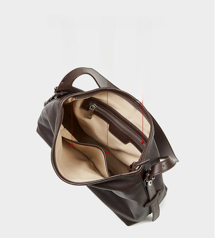 Genuine Leather Women's Crossbody Bag-crossbody bags-A-Free Shipping Leatheretro