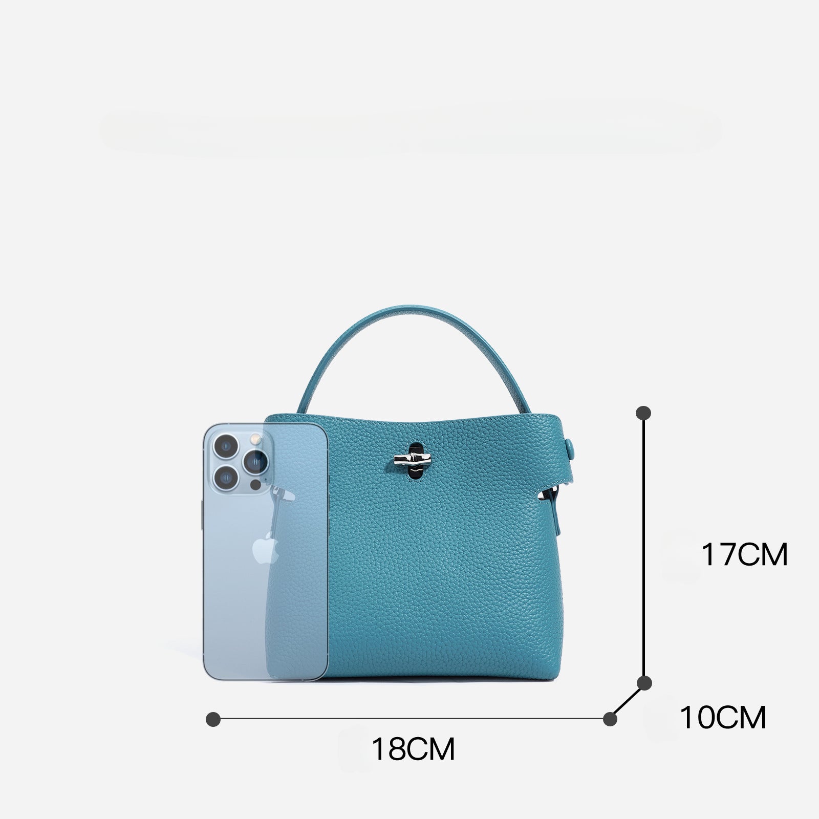 Bucket Bamboo Bag – Stylish & Versatile Crossbody Tote for Women-Tote Bags-denim blue-Free Shipping Leatheretro