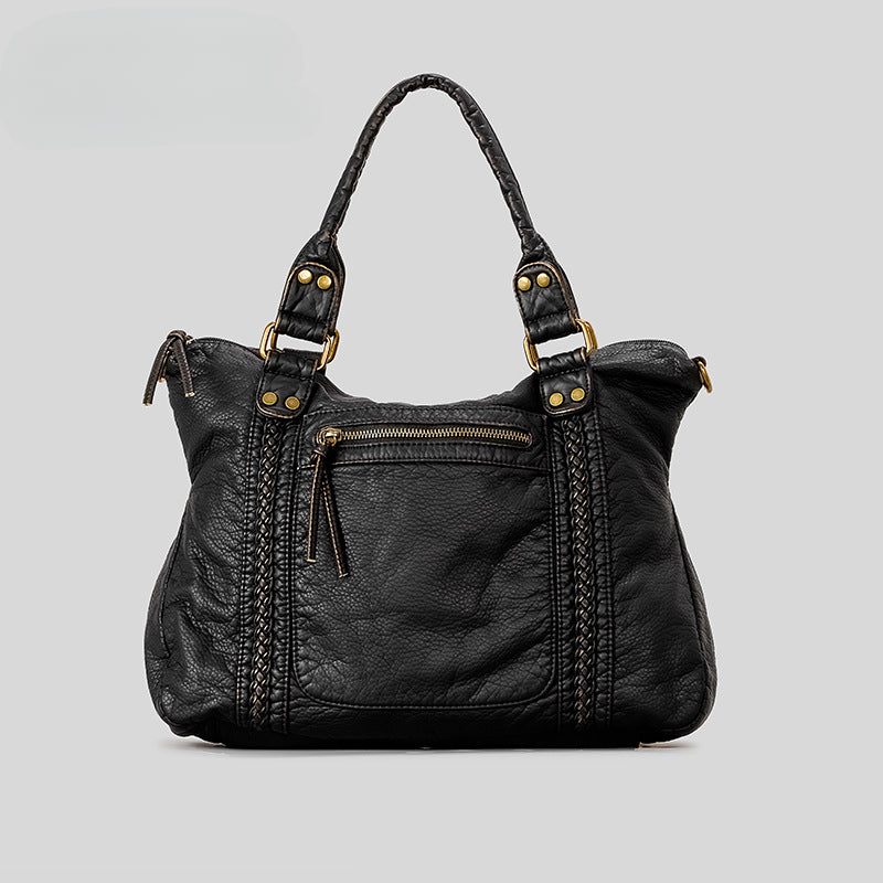 Retro Motorcycle Bag-Vintage Black-Free Shipping Leatheretro
