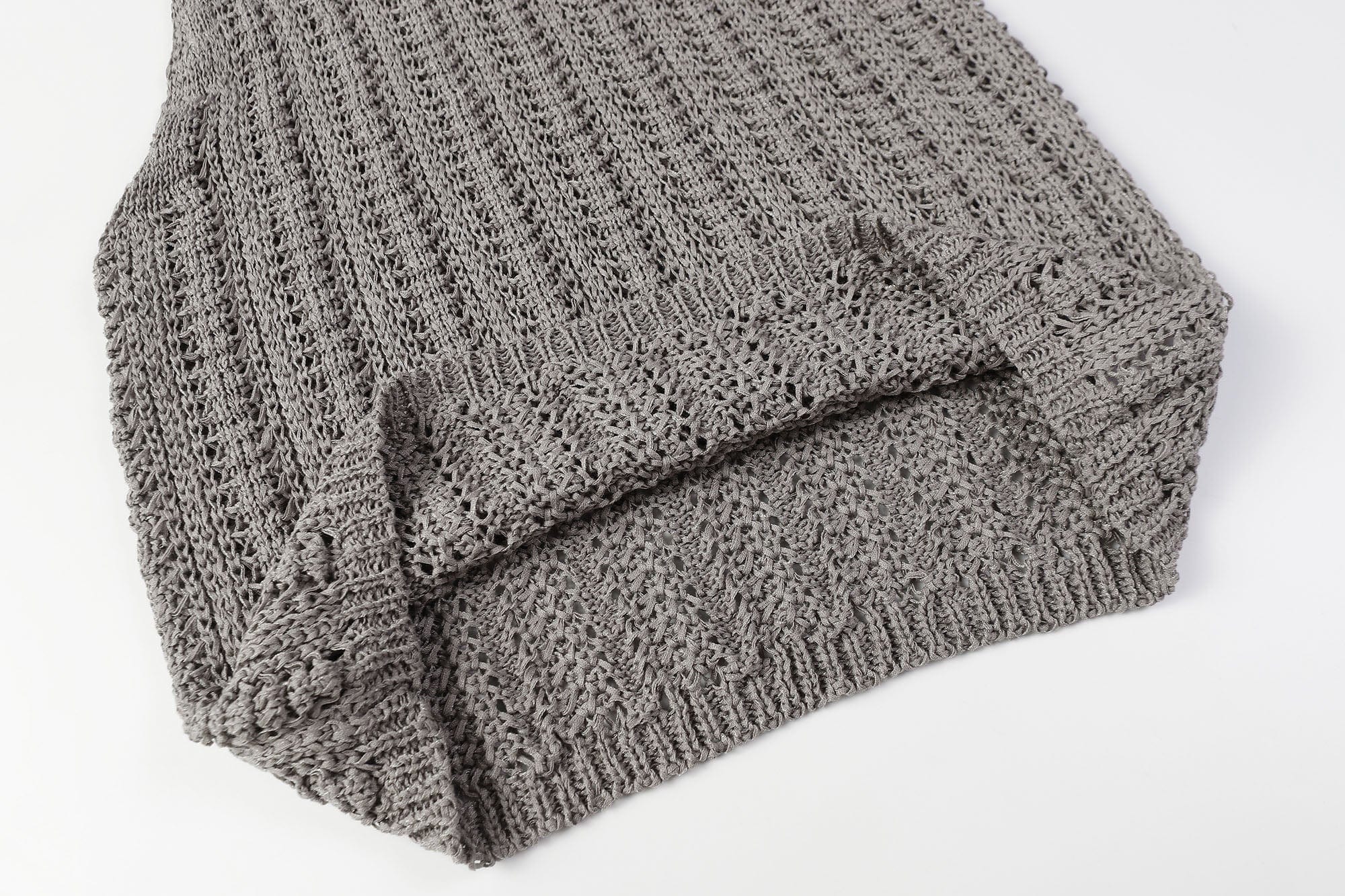 CLP Knitted Tank Top-Tank Top-M-Black-Free Shipping Leatheretro