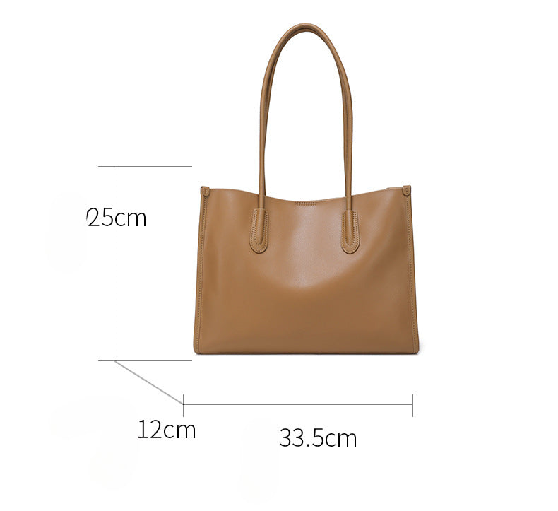 Design Genuine Leather Tote Bag-Handbags, Wallets & Cases-A-Free Shipping Leatheretro