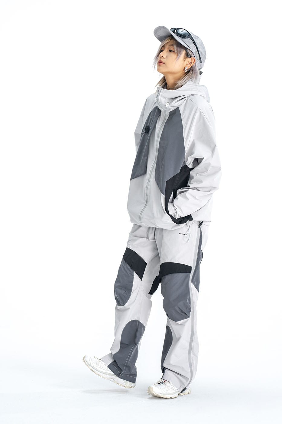 ENSHADOWER Spliced Splash-Proof Outdoor Zipper Jacket-Jacket-S-Free Shipping Leatheretro