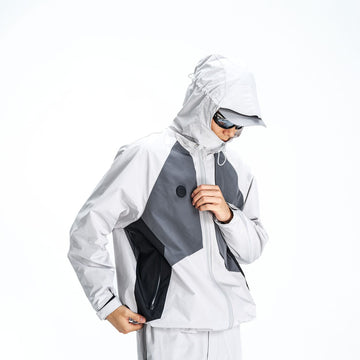 ENSHADOWER Spliced Splash-Proof Outdoor Zipper Jacket-Jacket-S-Free Shipping Leatheretro