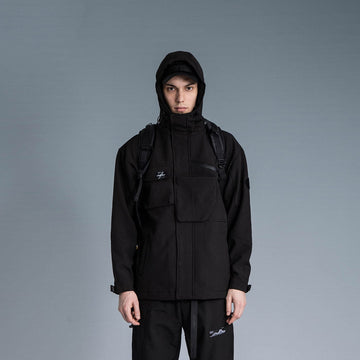 ENSHADOWER Asymmetrical Front Pocket Gorpcore Windbreaker-Jacket-M-Free Shipping Leatheretro