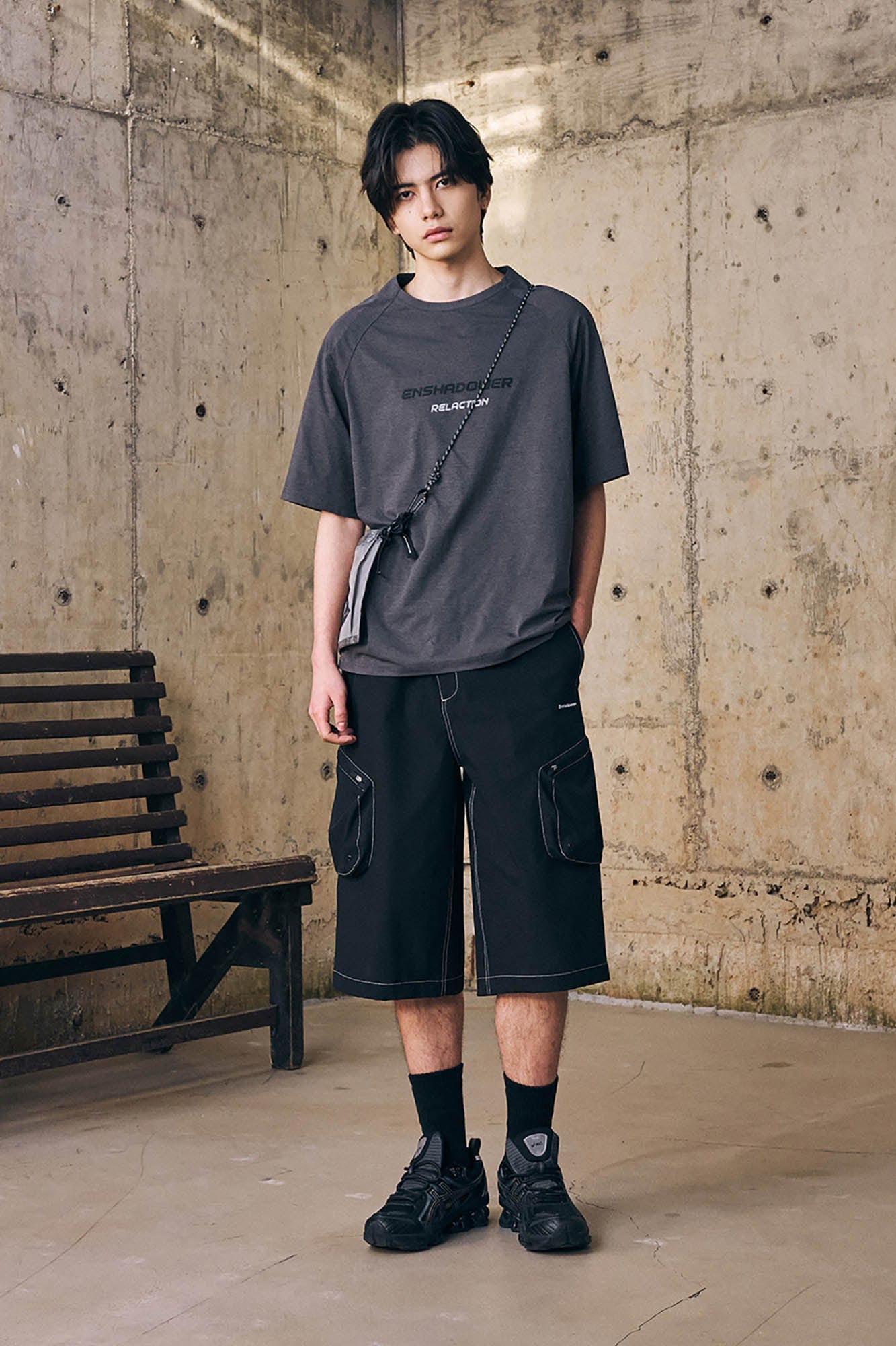 ENSHADOWER Stitched Multi-Pocket Cargo Shorts-Shorts-S-Free Shipping Leatheretro