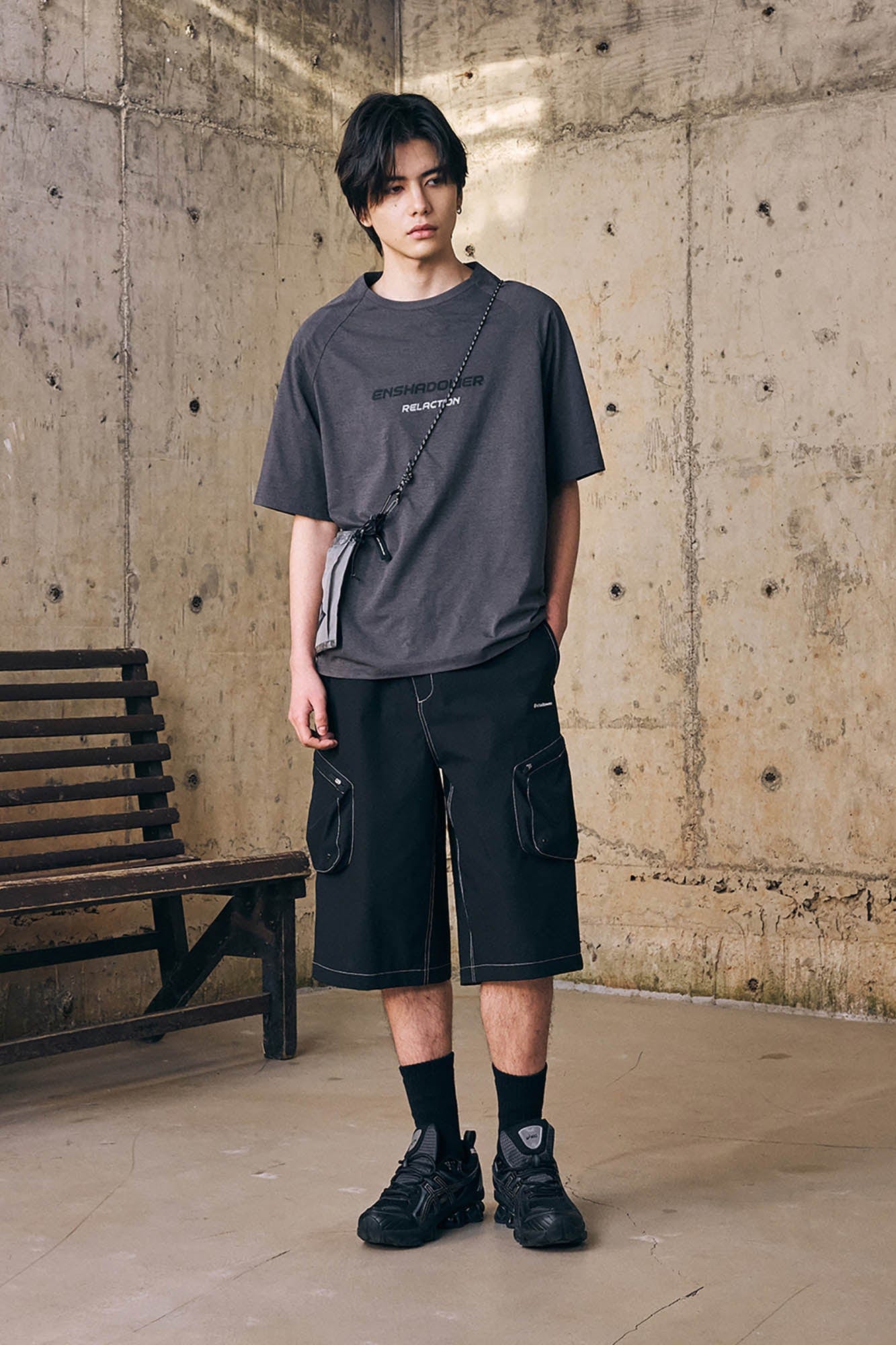 ENSHADOWER Stitched Multi-Pocket Cargo Shorts-Shorts-S-Free Shipping Leatheretro