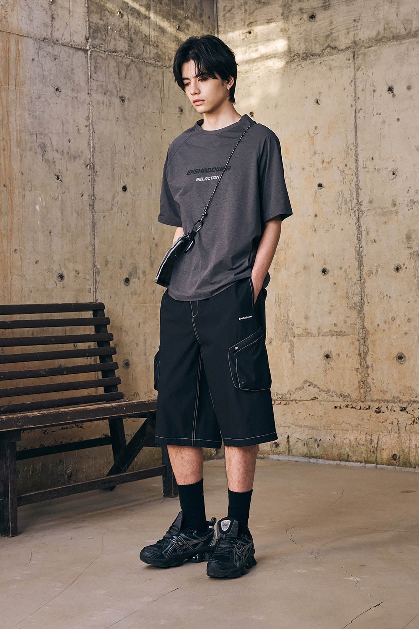 ENSHADOWER Stitched Multi-Pocket Cargo Shorts-Shorts-S-Free Shipping Leatheretro