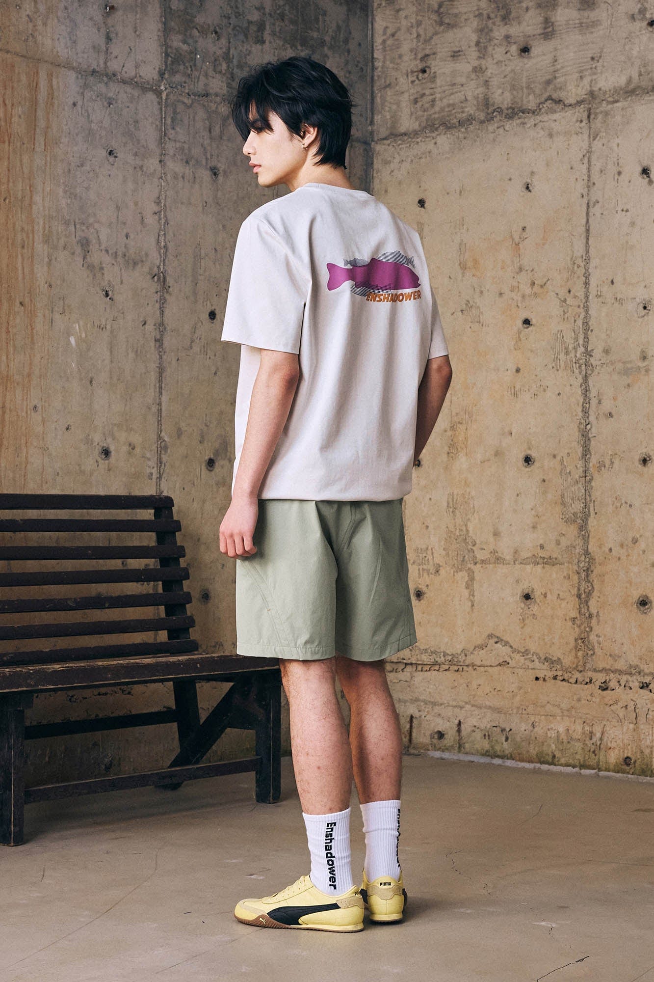 ENSHADOWER Slanted Pocket Drawstring Shorts-Shorts-S-Free Shipping Leatheretro