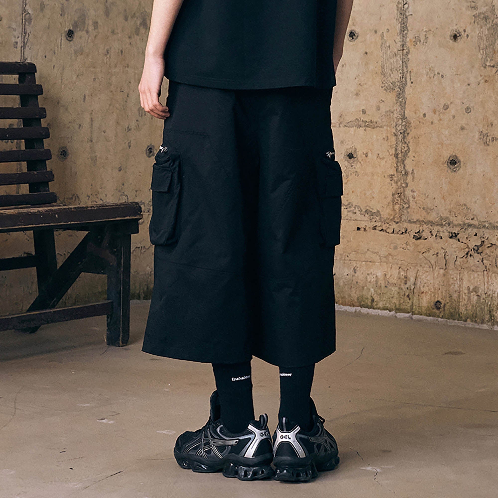 ENSHADOWER Utility Zippered-Pocket Cargo Shorts-Shorts-S-Free Shipping Leatheretro