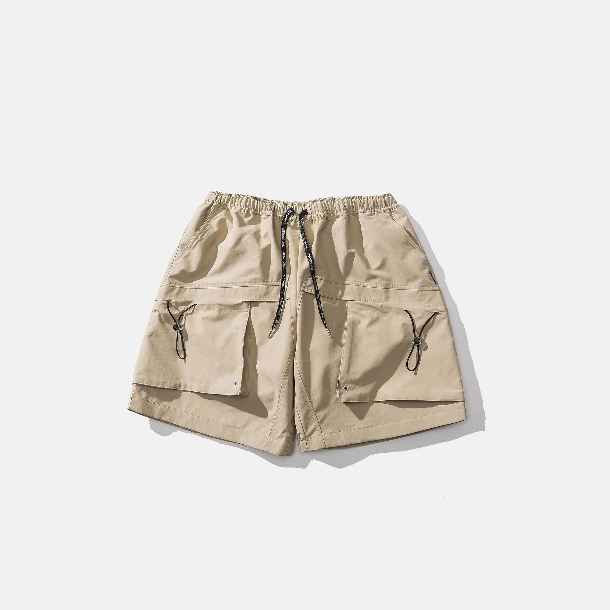 ME DA IGUAL Multi-Pocket Waterproof Cargo Shorts-Shorts-M-Khaki-Free Shipping Leatheretro
