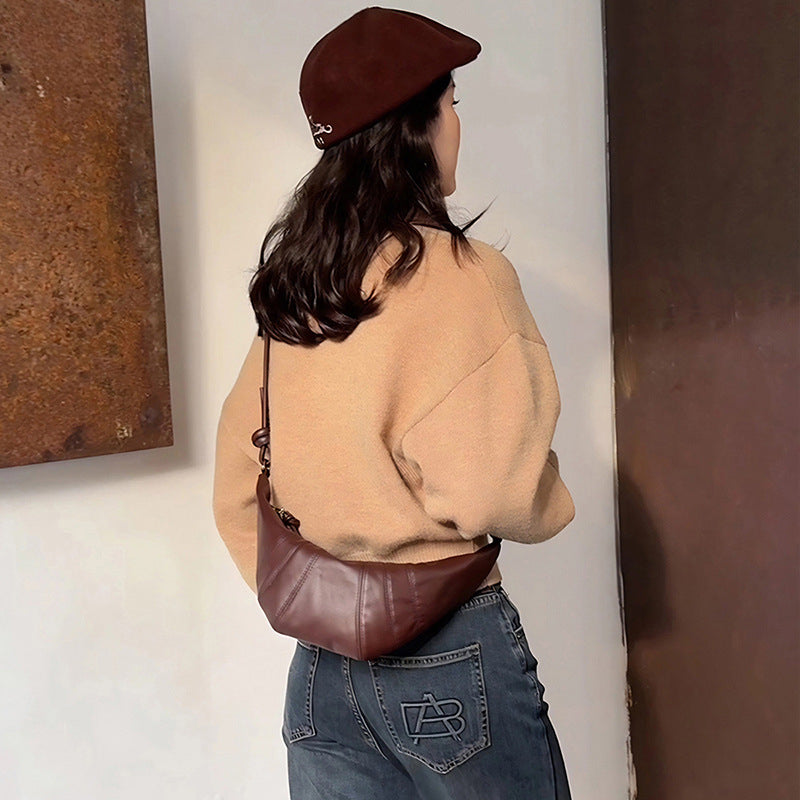 Premium Leather Crossbody Bag for Women-crossbody bags-Black-Free Shipping Leatheretro