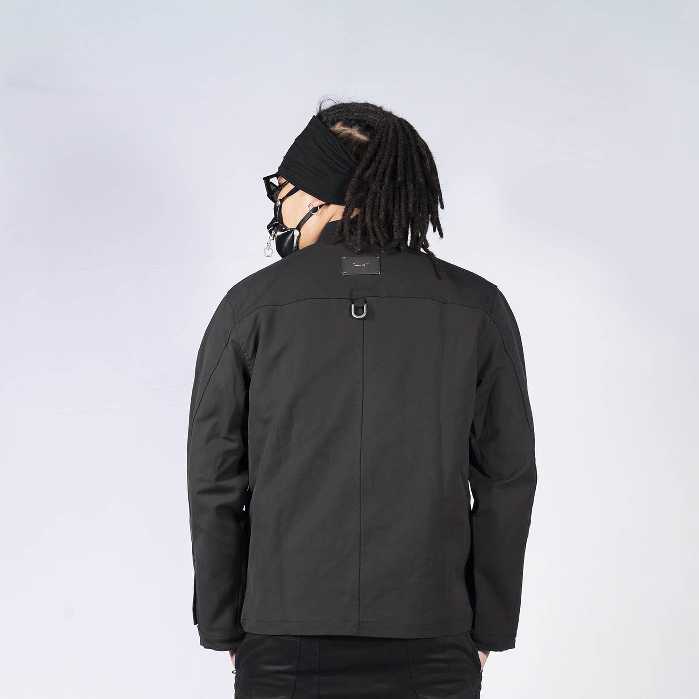 INSIDE OUT Arc Paneled Rivet Jacket-Jacket-S-Free Shipping Leatheretro