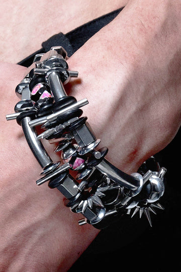 ILLUSORY Annihilation Hardware Bracelet-Bracelet-Regular ( 7.5 INCHES - 9.1 INCHES )-Free Shipping Leatheretro