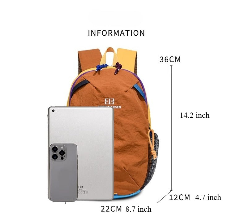 Boom Women's Versatile Color-Block Hiking Backpack-Purple-Free Shipping Leatheretro