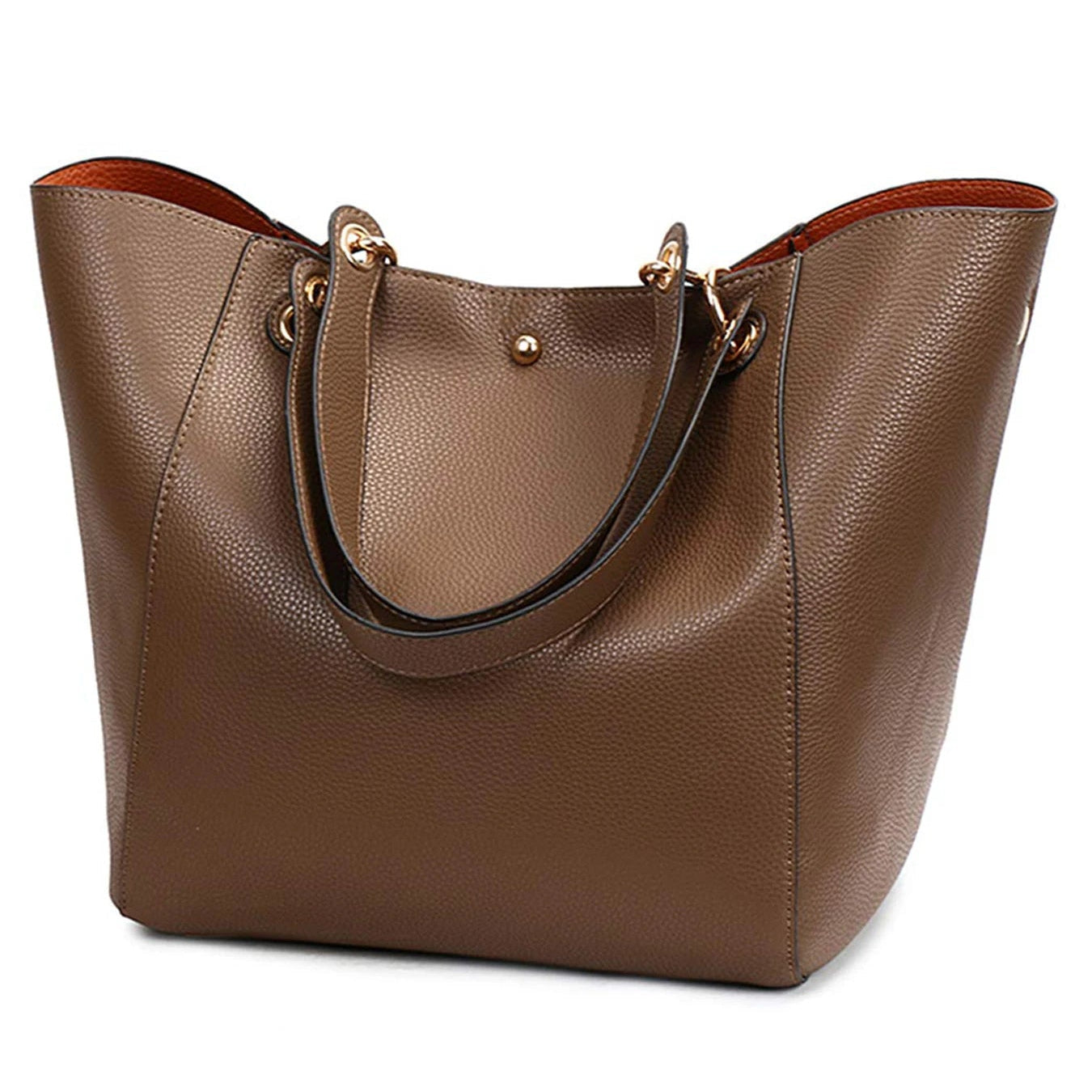 Large Tote Handbags for Women Waterproof Tote Bag-Tote Bag-Khaki-Free Shipping Leatheretro