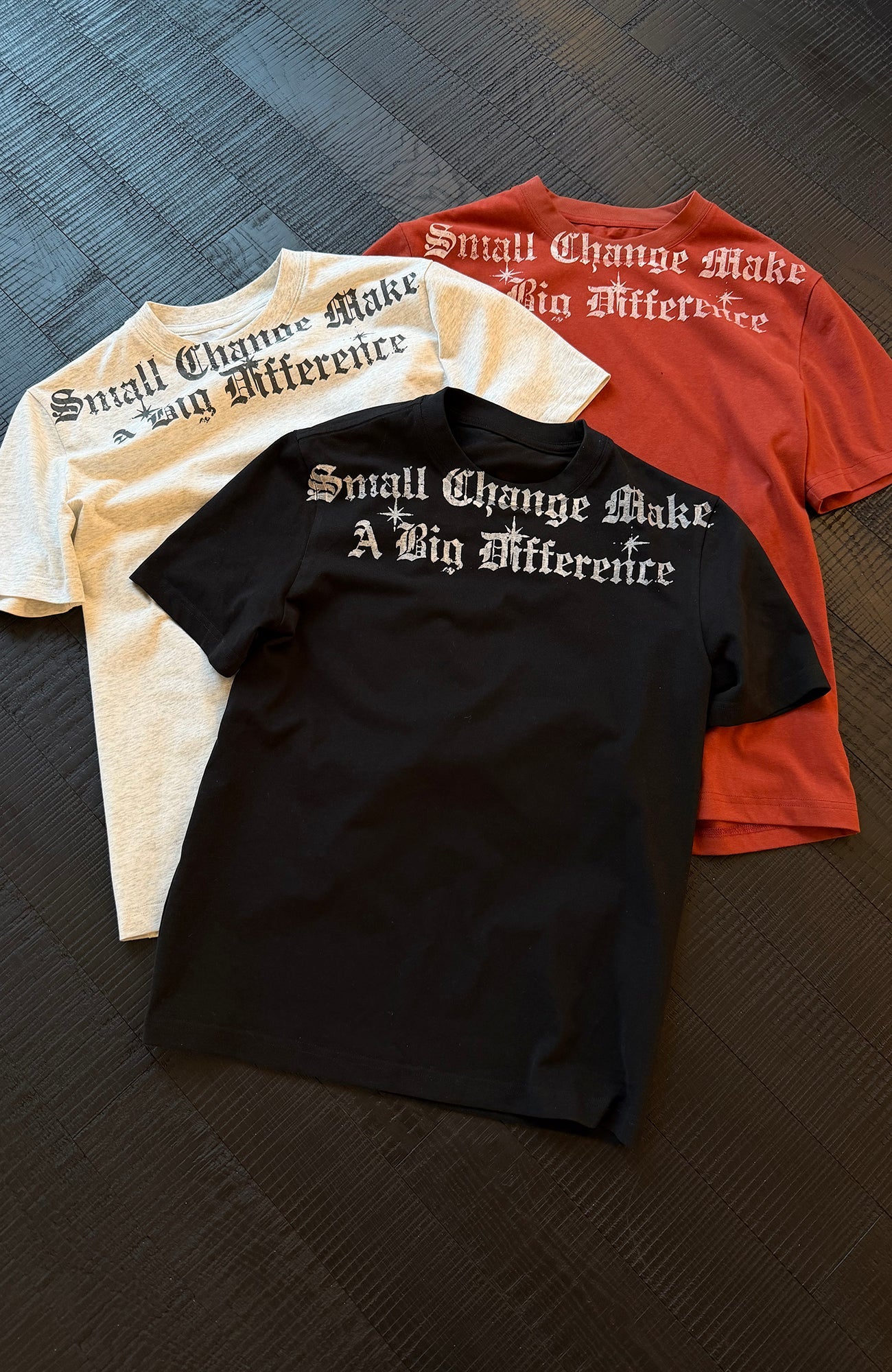KREATE Fade-Wash Slogan Tee-T Shirt-S (Preorder)-Red-Free Shipping Leatheretro