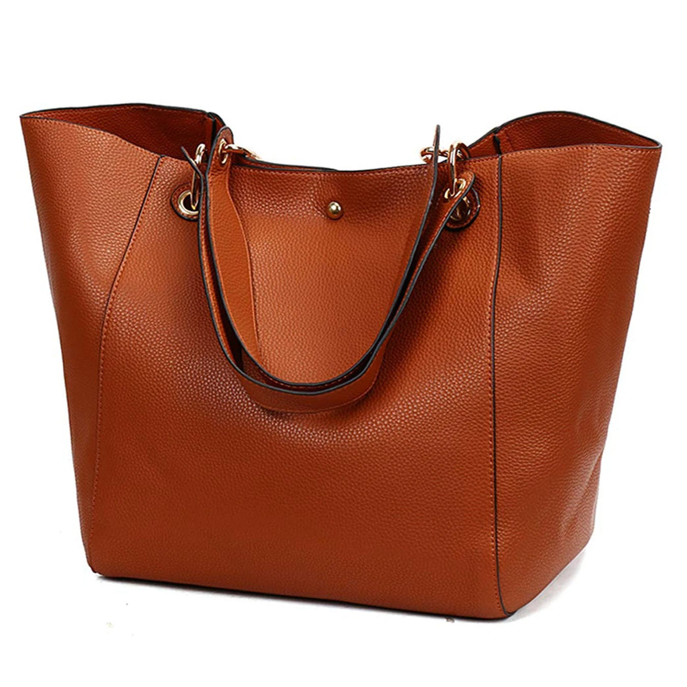 Large Tote Handbags for Women Waterproof Tote Bag-Tote Bag-Brown-Free Shipping Leatheretro
