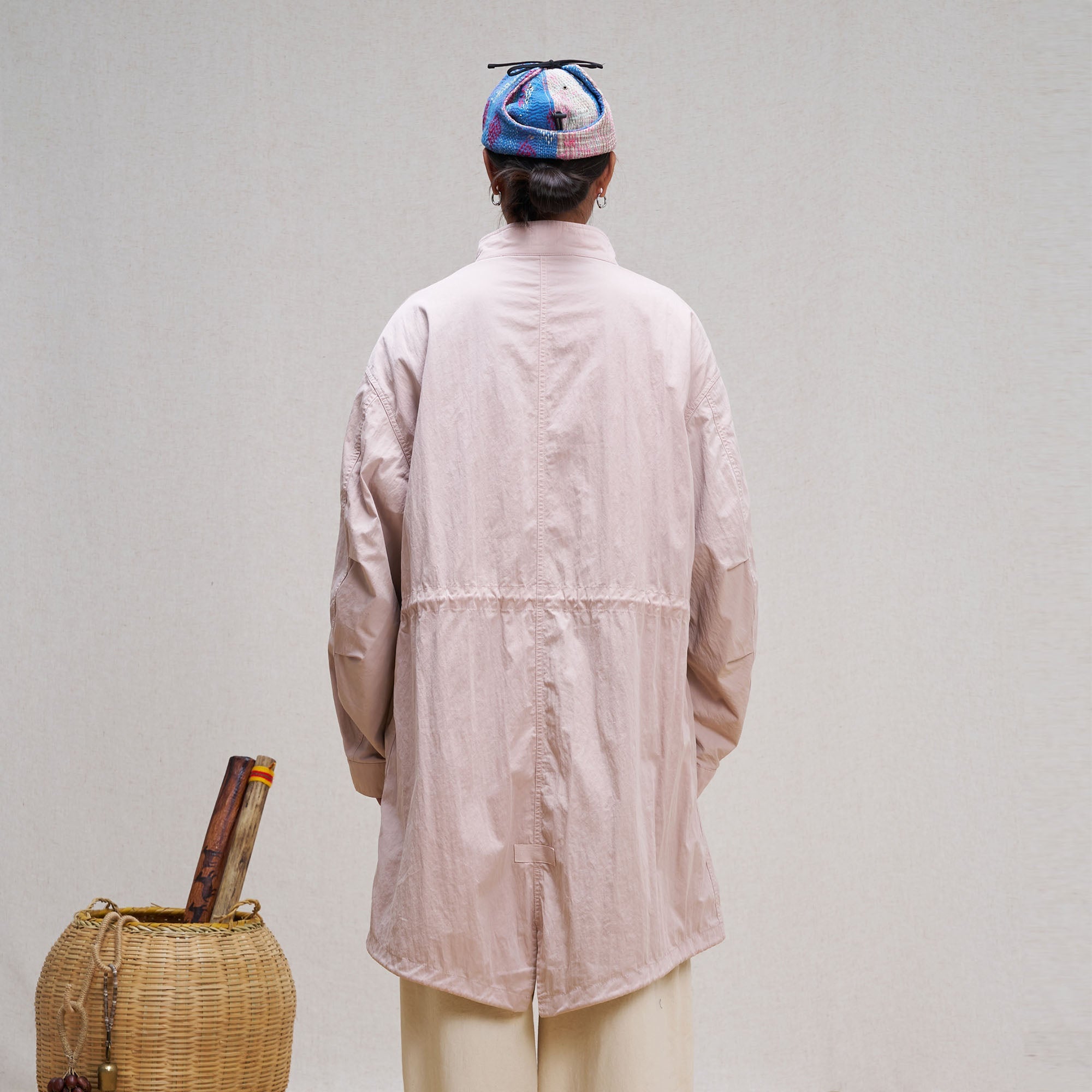 UNLIMITED MOTE Oversized Drawcord Parka-Jacket-S-Purple-Free Shipping Leatheretro