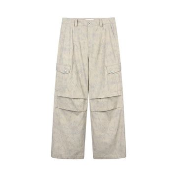 OKAYTHXBYE Subtle Marble Multi-Pocket Cargo Pants-Pants-XS-Free Shipping Leatheretro