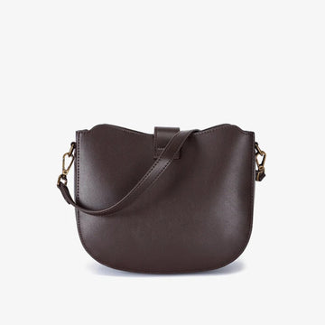 Women Cowhide Genuine Leather Shoulder Bag - Luxury Design Handbag-Shoulder Bag-Brown-Free Shipping Leatheretro