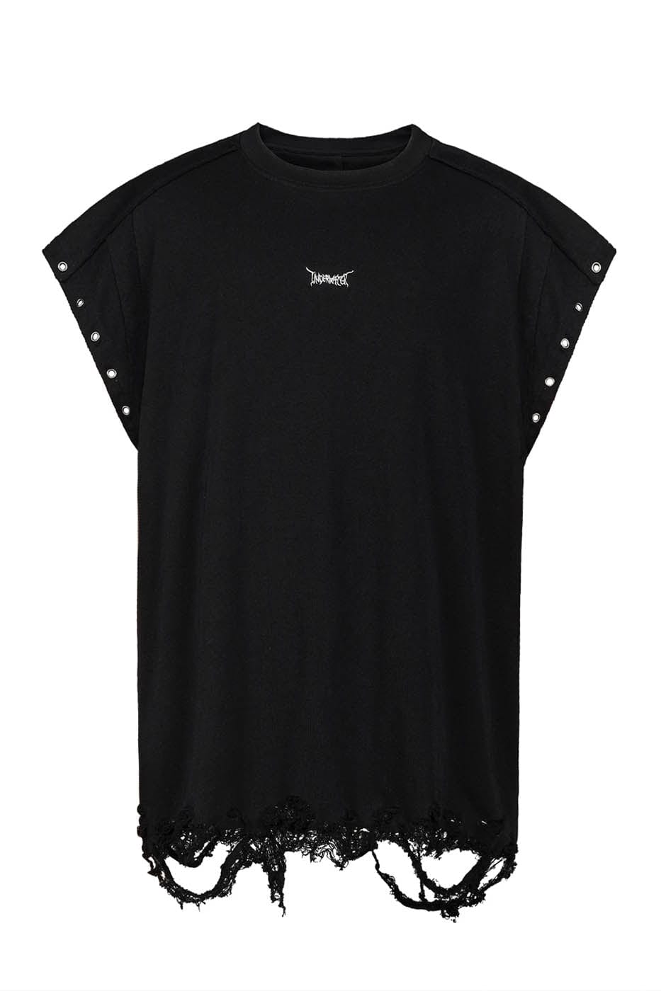 UNDERWATER Distressed Punk LOGO Tank Top-Tank Top-S-Free Shipping Leatheretro