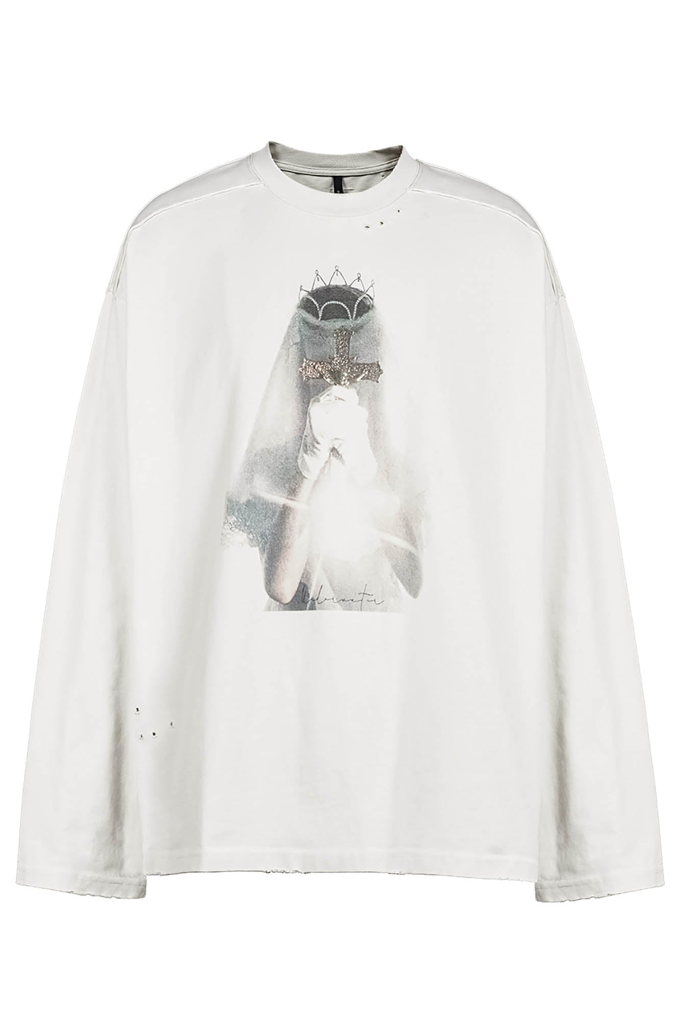 UNDERWATER Bridal Lament Long-Sleeve Tee White-T Shirt-S-Free Shipping Leatheretro