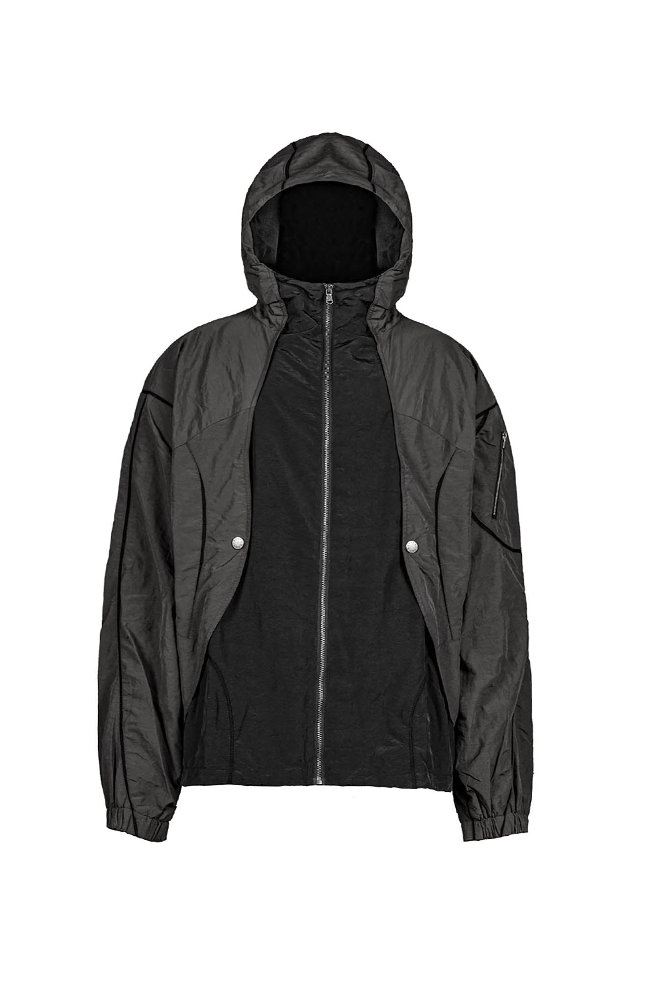 UNDERWATER Wasteland Deconstructed Windbreaker-Jacket-S-Free Shipping Leatheretro