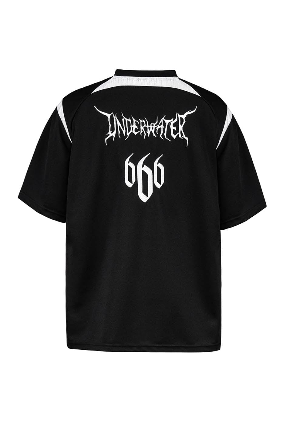 UNDERWATER Demon Eye Mesh Jersey Black-T Shirt-S-Free Shipping Leatheretro
