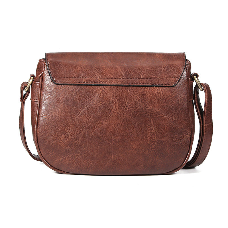 Vintage Embroidery Women Handbag Cross Body Purse-Handbags-Dark Brown-Free Shipping Leatheretro