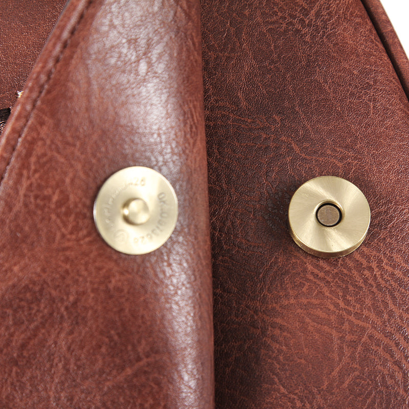 Vintage Embroidery Women Handbag Cross Body Purse-Handbags-Dark Brown-Free Shipping Leatheretro