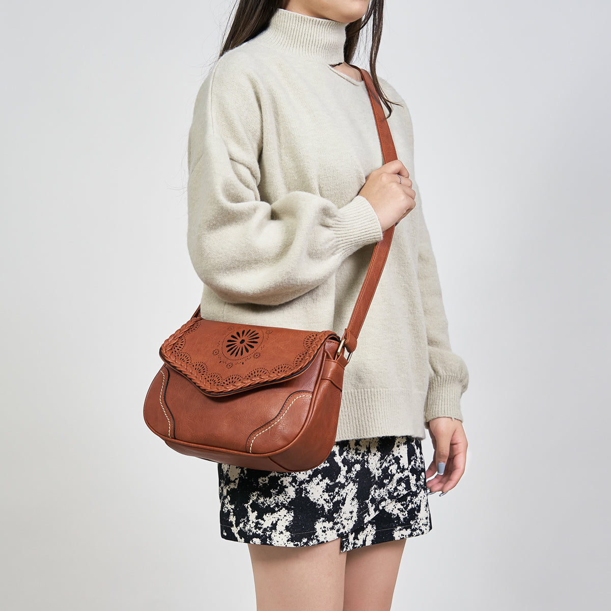 Vintage Women Shoulder Bag-Handbags-Wine-Free Shipping Leatheretro