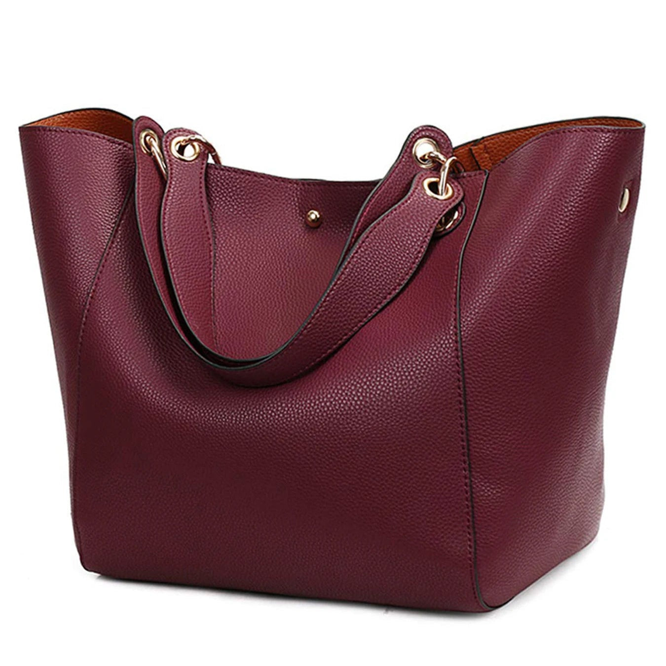 Large Tote Handbags for Women Waterproof Tote Bag-Tote Bag-Red-Free Shipping Leatheretro