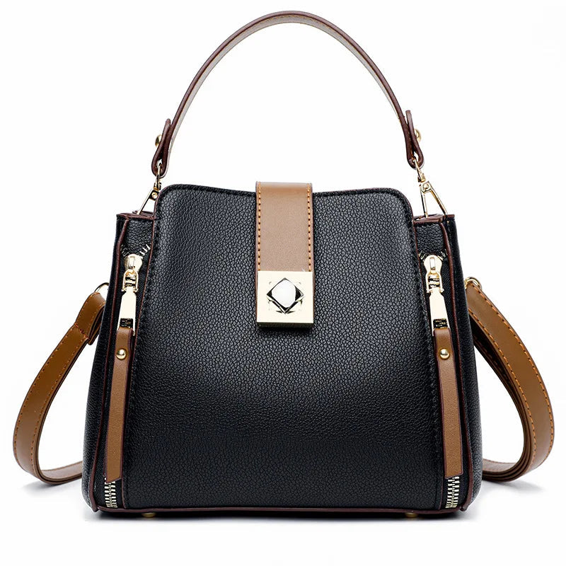 Fashion Crossbody Bag High-End Shoulder Purse-Handbags-Blue-Free Shipping Leatheretro