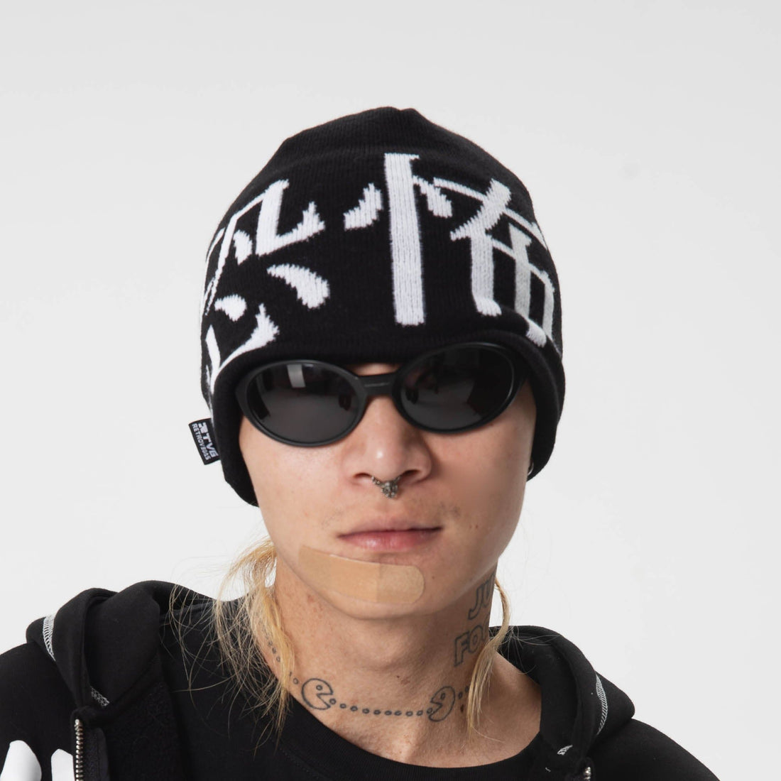 RTVG Terrorist Knit Beanie-Hat, Cap, Beanie-One Size-Black-Free Shipping Leatheretro