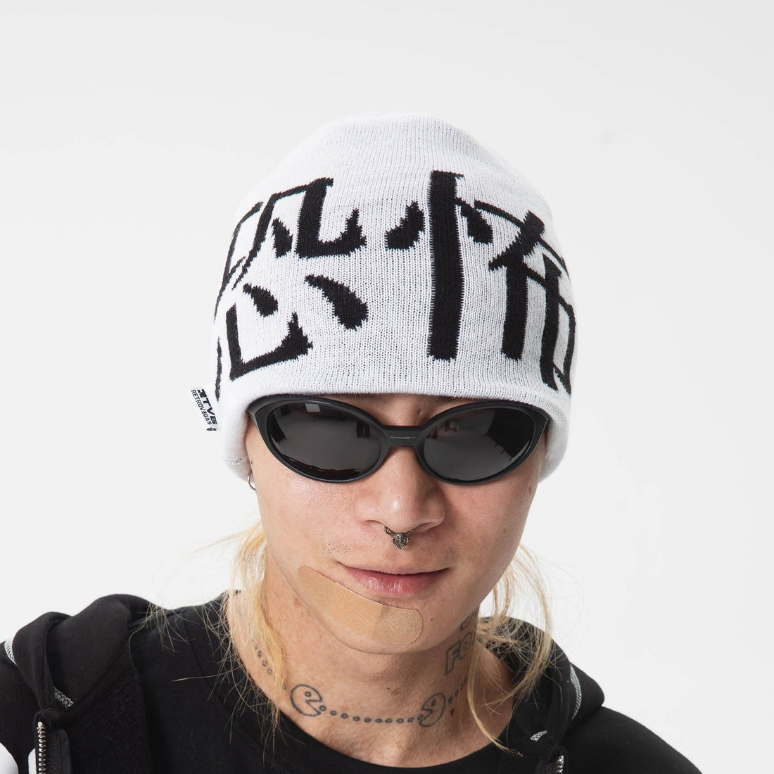 RTVG Terrorist Knit Beanie-Hat, Cap, Beanie-One Size-Black-Free Shipping Leatheretro