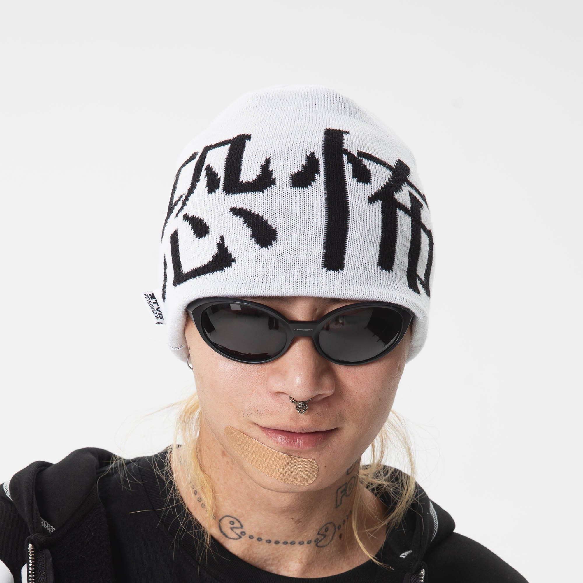 RTVG Terrorist Knit Beanie-Hat, Cap, Beanie-One Size-Grey-Free Shipping Leatheretro