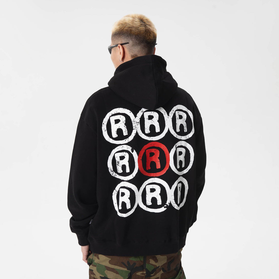 RTVG R LOGO Fleece Hoodie-Hoodie-S-Free Shipping Leatheretro